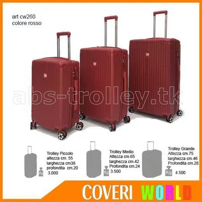 potovalni kovčki  COVERI WORLD cw260 rdeči